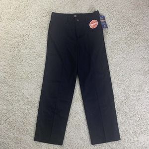 Dickies Pants Women’s 12 Short Relaxed Fit Straight Stretch Flex Black NEW